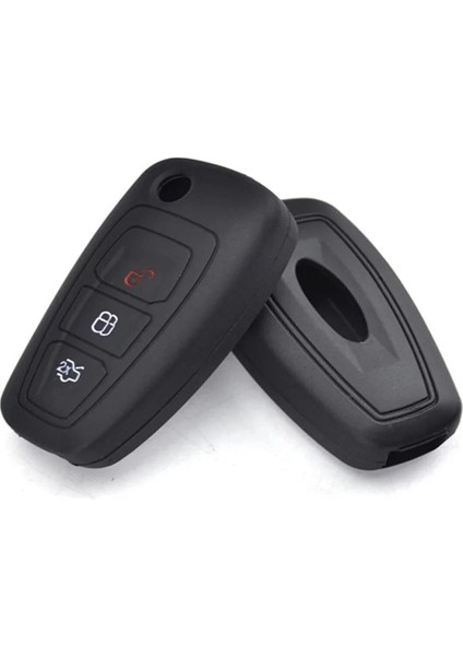Ford Focus Uyumlu Mondeo Transit Ranger C-Max S-Max Galaxy Silikon Anahtar Kılıfı