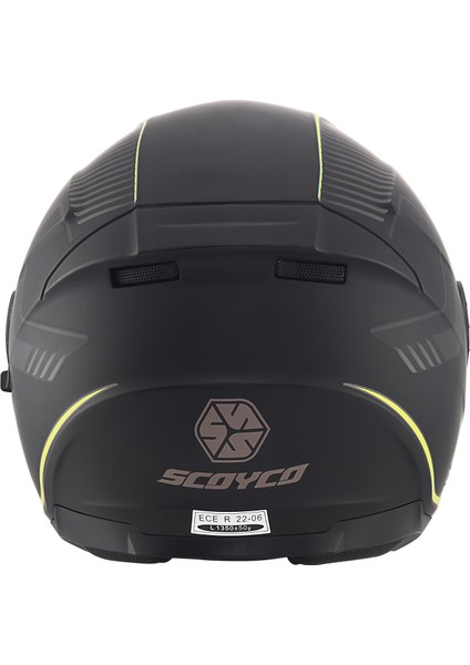 Scoyco- Of-669 Yarım Çene Açılır Kask (Cavalry) fiyatları