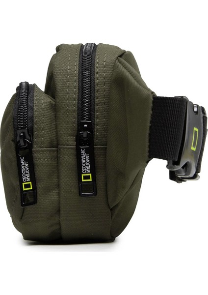 Çok Gözlü Unisex Bel Çantası Haki N00718.11