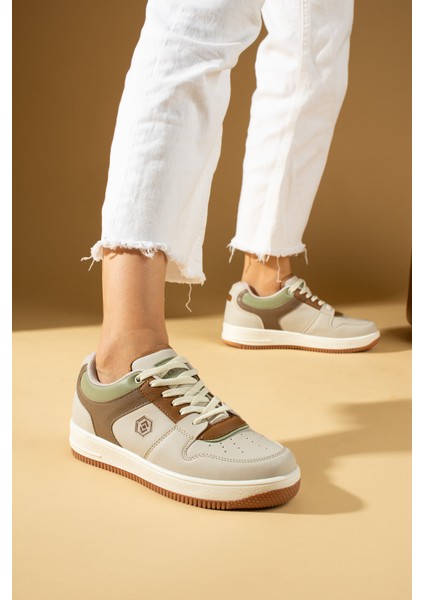 Bağcıklı Kaymaz Kırılmaz Taban Konforlu Kadın Sneakers 001-2100-VBEJ fiyatları