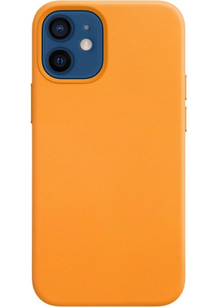 Apple iPhone Için Magsafe Özellikli Deri Kılıf