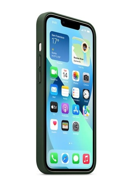 Apple iPhone Için Magsafe Özellikli Deri Kılıf