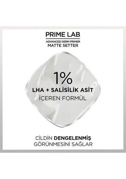 L'Oréal Paris 3 Adet Prime Lab 24H Matlaştırıcı Makyaj Bazı ve Rosıe Pamuk