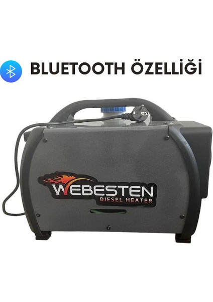 Webasto Muadili Bluetooth Özellikli 12-24-220 Volt Çanta Tip Dizel Isıtıcı