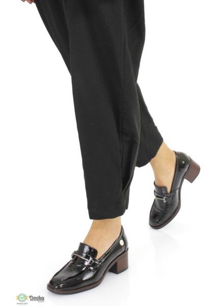 Kadın Hakiki Deri Ortopedik Kalın Topuklu Klasik Ayakkabı M25/KA55 fırsatları