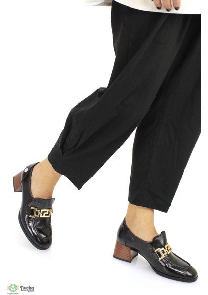 Kadın Hakiki Deri Kalın Topuklu Klasik Ayakkabı M25/KA40 fiyatları