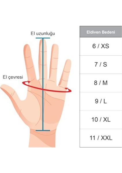 Cape Gl 400 Kısa Parmak Eldiven - Kırmızı - Small Beden