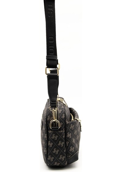 Silver & Polo Füme - Siyah SP1094 Kadın Çapraz Çanta fırsatları