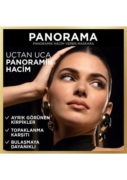 3 Adet Loreal Paris Panorama Siyah Maskara ve Rosıe Pamuk