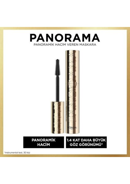 3 Adet Loreal Paris Panorama Siyah Maskara ve Rosıe Pamuk