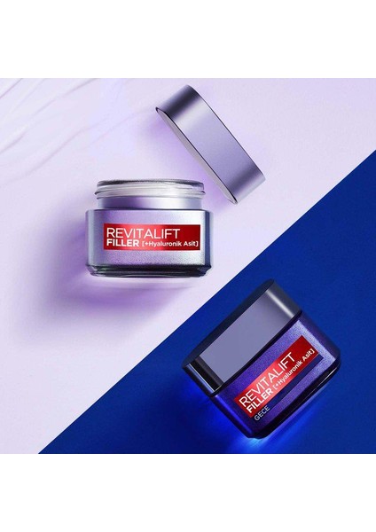 3 Adet Revitalift Filler Gece Kremi 50 ml ve Rosie