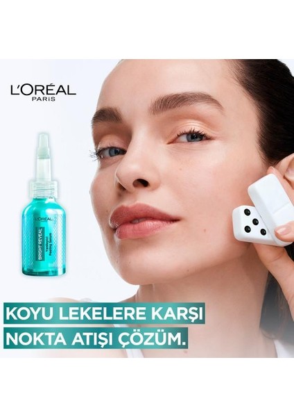 L'Oréal Paris 3 Adet Bright Reveal Yenileyici Peeling Serum 25 ml ve Rosie