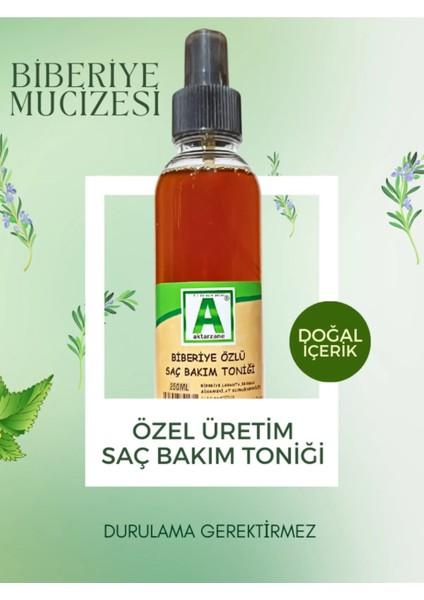 Biberiye Suyu Saç Güçlendirici Tonik Saç Bakım Toniği Özel Karışım Avantajlı Boy 150ML