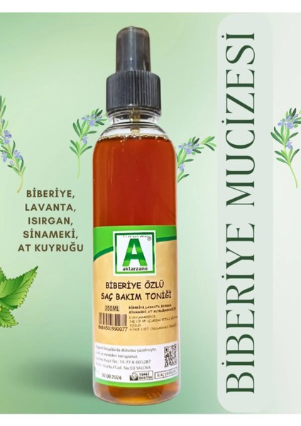 Biberiye Suyu Saç Güçlendirici Tonik Saç Bakım Toniği Özel Karışım Avantajlı Boy 150ML