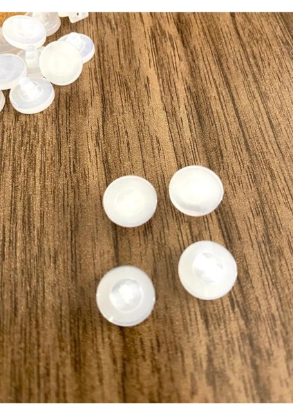 11,5 mm Ayaklı Polyester Beyaz Sedef Düğme(20 Adet) fiyatları