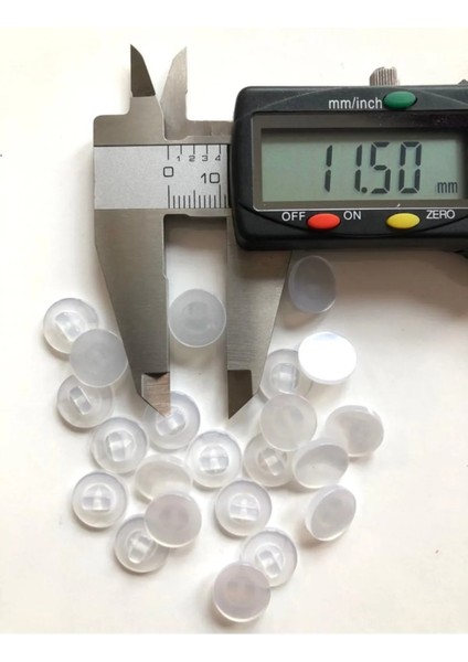 11,5 mm Ayaklı Polyester Beyaz Sedef Düğme(20 Adet) modelleri