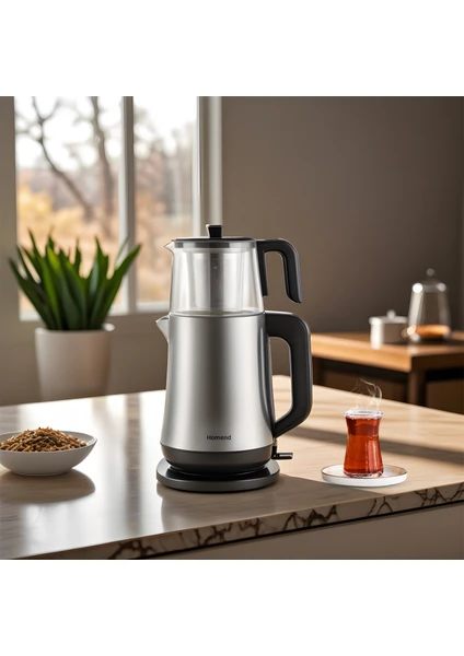 Royaltea Elegant 1777H Inox Çay Makinesi