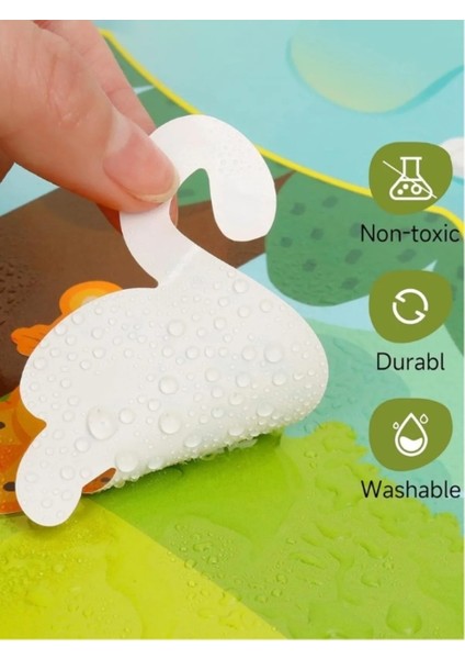 Tekrar Kullanılabilen Sticker Seti Anımal Paradise Kitap modelleri