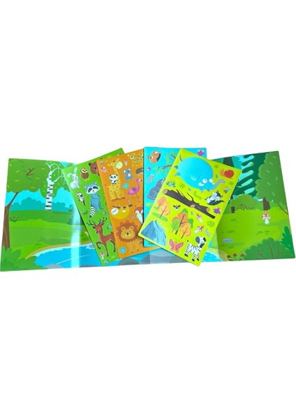 Tekrar Kullanılabilen Sticker Seti Anımal Paradise Kitap fırsatları