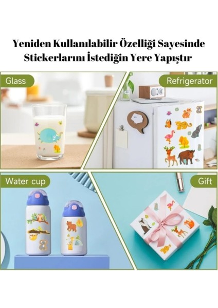 Tekrar Kullanılabilen Sticker Seti Anımal Paradise Kitap indirimleri