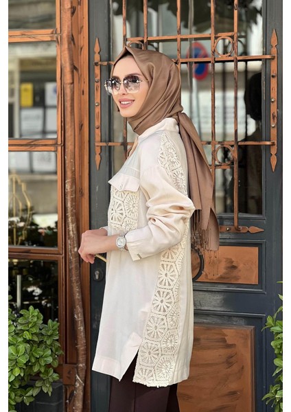 Gömlek 7007 Ekru
