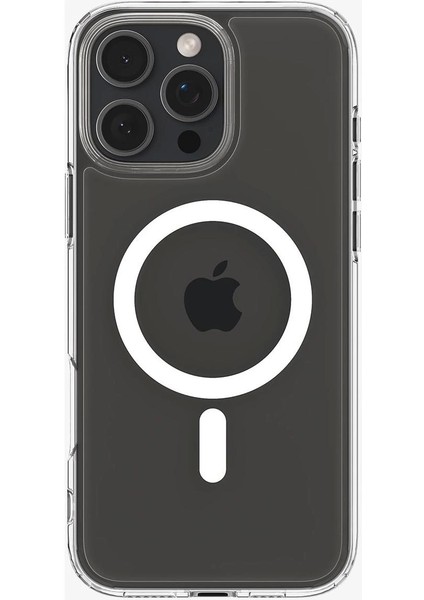 iPhone 16 Pro Uyumlu Kılıf Crystal Magsafe Özellikli Şeffaf Kapak fiyatları