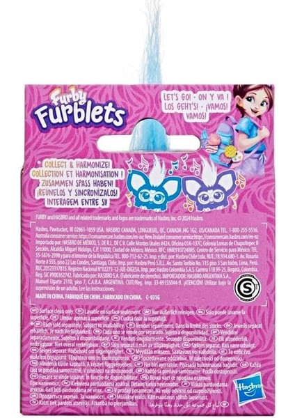 Furblets Groo-Vee Mini Friend, 45+ Ses ve Müzik, 6 Yaş ve Üstü Için Elektronik Peluş