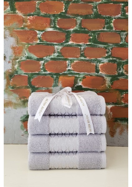 Elissa 4'lü Havlu - Gri