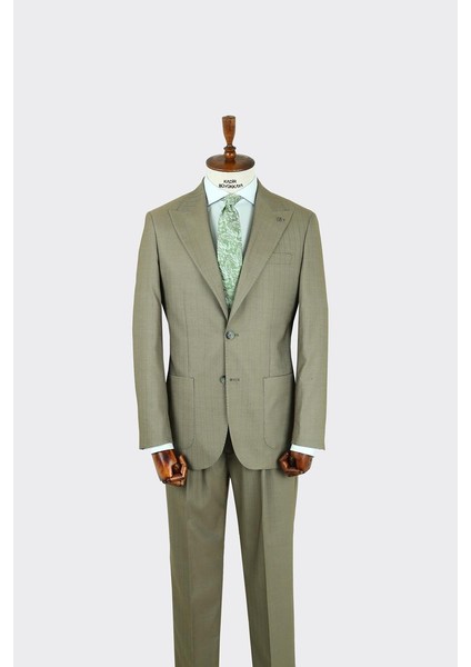 Kırlangıç Yaka Pileli Erkek Takım ELBISE-KAX1303S