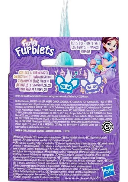 Furblets Ree-Mix Mini Friend, 45+ Ses ve Müzik, 6 Yaş ve Üstü Için Elektronik Peluş