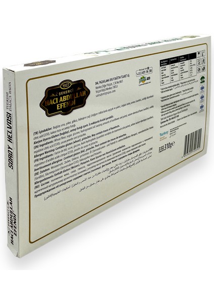 Saray Helvası Antep Fıstıklı 310G