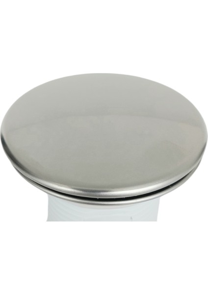 Lavabo Gider Süzgeci Pop Up Basmalı Bas-Aç Klik Klack Bağlantı Ağzı 1 1/4'' (4.2 Cm) Olan Lavabo Sifonlarına Uygun