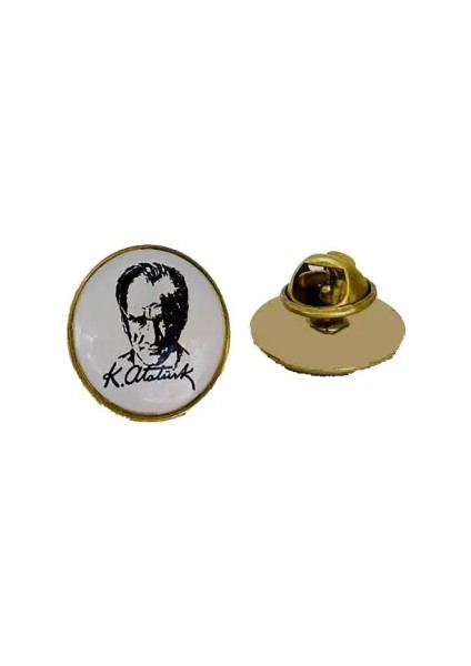 Atatürk Imzalı Yaka Rozeti (10'adet)