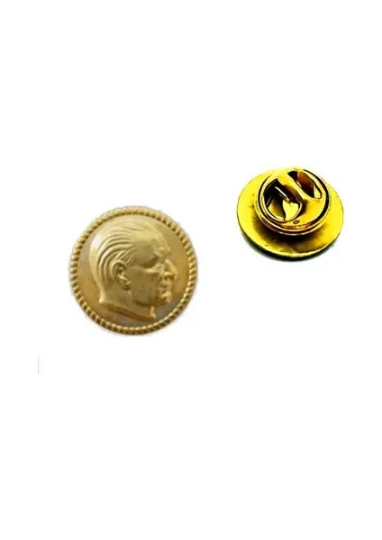 Tura Atatürk Yaka Rozeti 17 mm (30'adet )