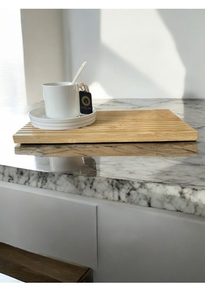 Bambu Dalgalı Sunum Tabağı Dekoratif Sunum Tahtası Gökkuşağı Sunum Tahtası fiyatları