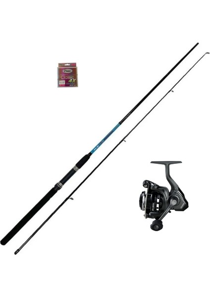 Acuador ACU-3000A 3+1bb Okuma G-Power 270CM Spin Kamış Kendo 4x Multicolor Örgü Ip 300M