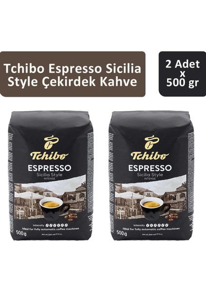 Espresso Sicilia Çekirdek Kahve 500 gr x 2 Adet