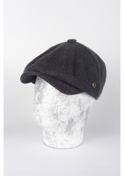 Kışlık 8 Yünlü Parca Benekli Model Peaky Blinders Kasket Şapka