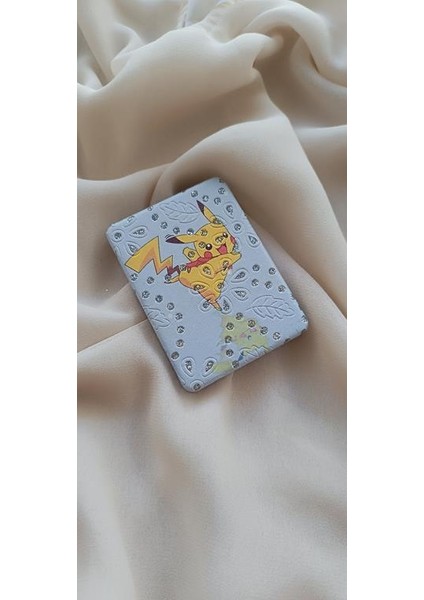 Ayna Makyaj Aynası Pokemon Pikachu Cep El Aynası Çanta Seyahat Taşınabilir