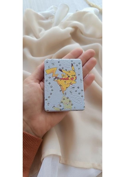Ayna Makyaj Aynası Pokemon Pikachu Cep El Aynası Çanta Seyahat Taşınabilir fiyatları