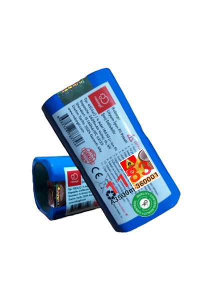 360 C50 3500MAH Uyumlu Batarya Robot Süpürge Pili A3509M-360001