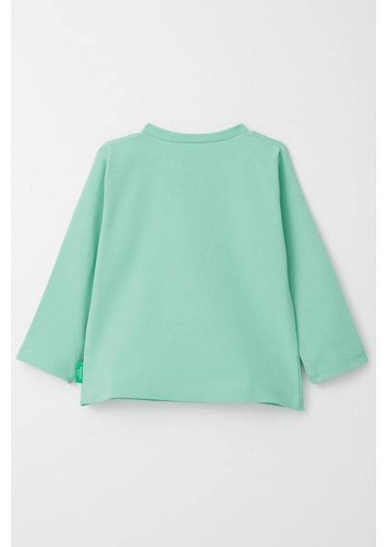 Erkek Çocuk Uzun Kollu Tişört Basic 1-4 Yaş, Su Yeşili fiyatları