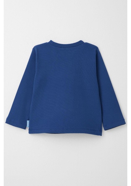 Erkek Çocuk Uzun Kollu Tişört Basic 1-4 Yaş, Koyu Mavi fiyatları