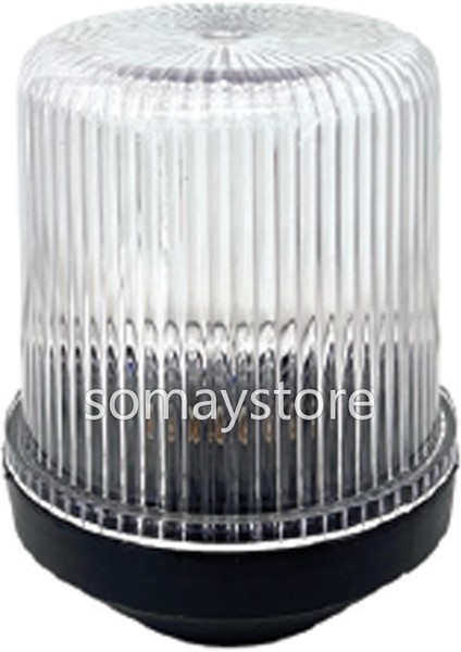 SL25 Tekne Direk Başı Demir Feneri Siyah Gövde 12V 88 x 119 mm