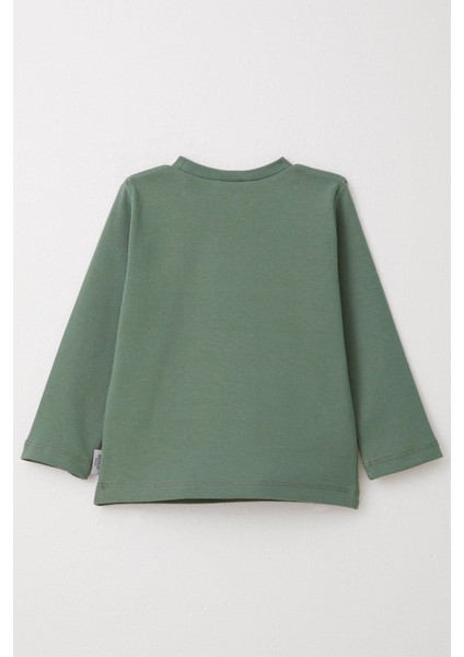 Erkek Çocuk Uzun Kollu Tişört Basic 1-4 Yaş, Mint Yeşili fiyatları