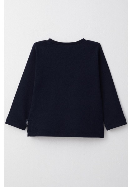 Erkek Çocuk Uzun Kollu Tişört Basic 1-4 Yaş, Lacivert fiyatları