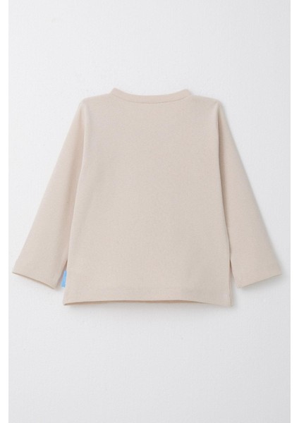 Erkek Çocuk Uzun Kollu Tişört Basic 1-4 Yaş, Bej fiyatları