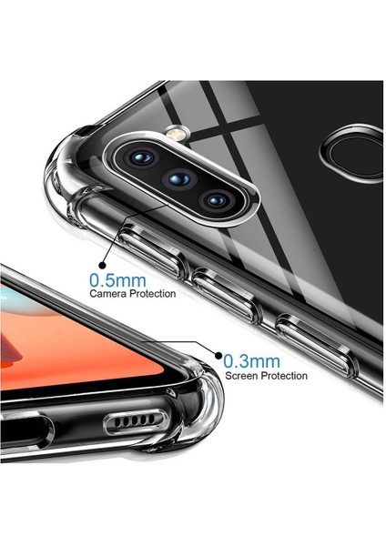 Huawei Y6P Boyun Askılı Şeffaf Tank Kılıf Siyah fiyatları