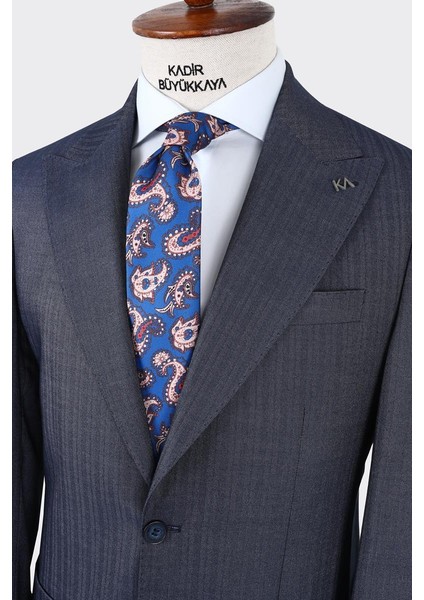 Kırlangıç Yaka Pileli Erkek Takım ELBISE-KAX1303S modelleri