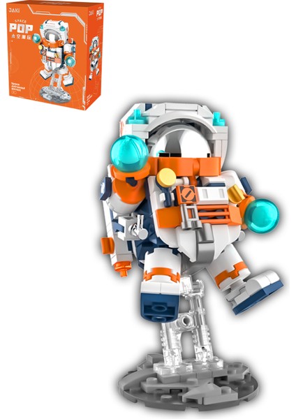 Jaki Mini Space Serisi/astronot -JK8505 (+302 Parça) Oyuncak Yapım Seti